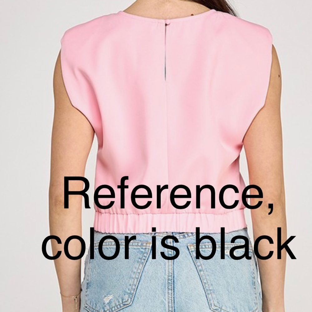 Milk & Honey Paris Waist Length Light Weight Short Sleeve - Picture 2 of 2